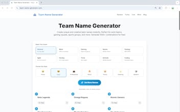 Team Name Generator gallery image