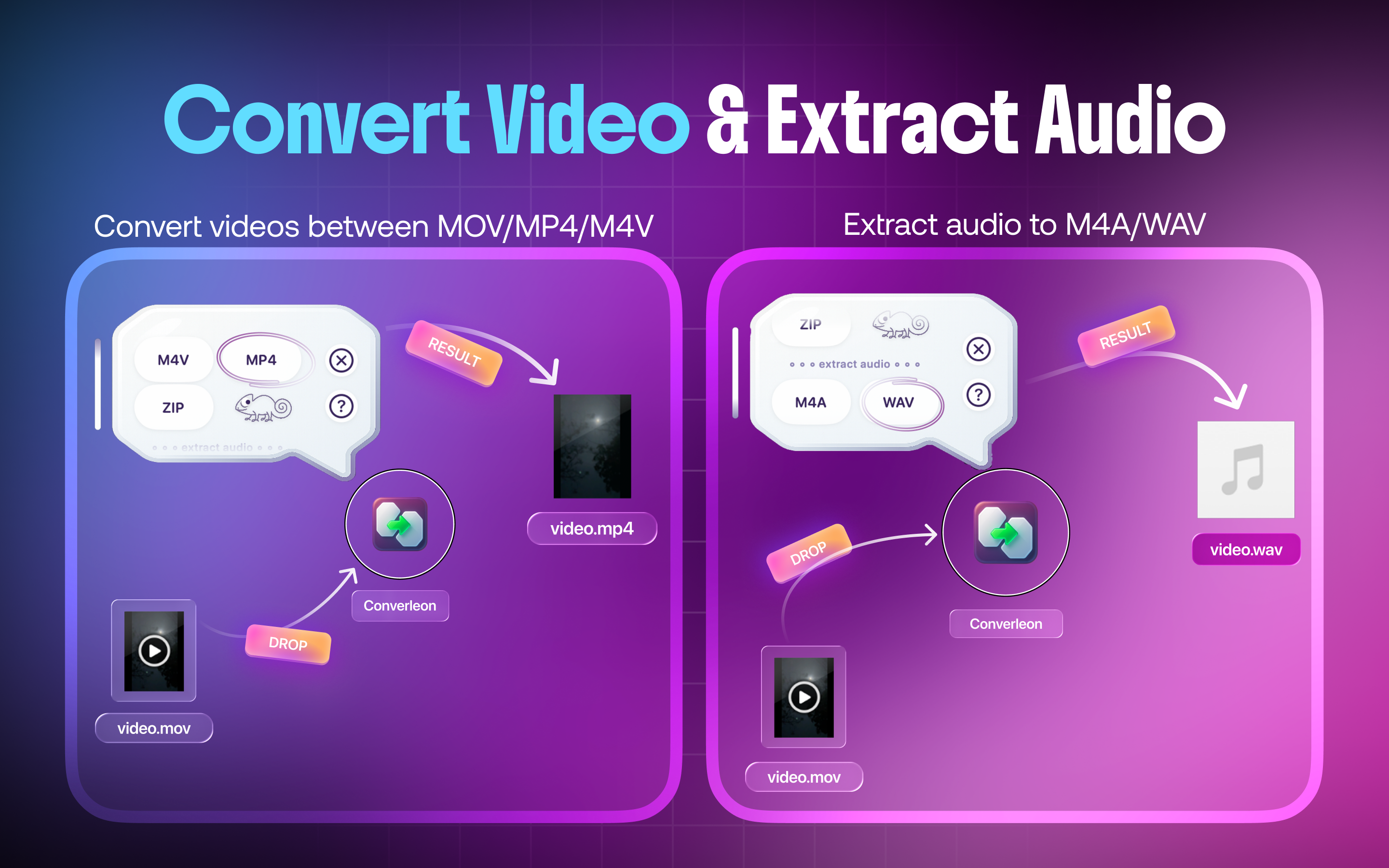Converleon — All-in-one file converter - Screenshot 3 showing product features and functionality
