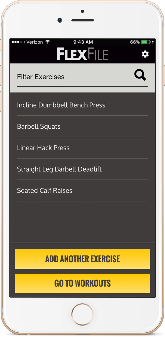 FlexFile Digital Workout App