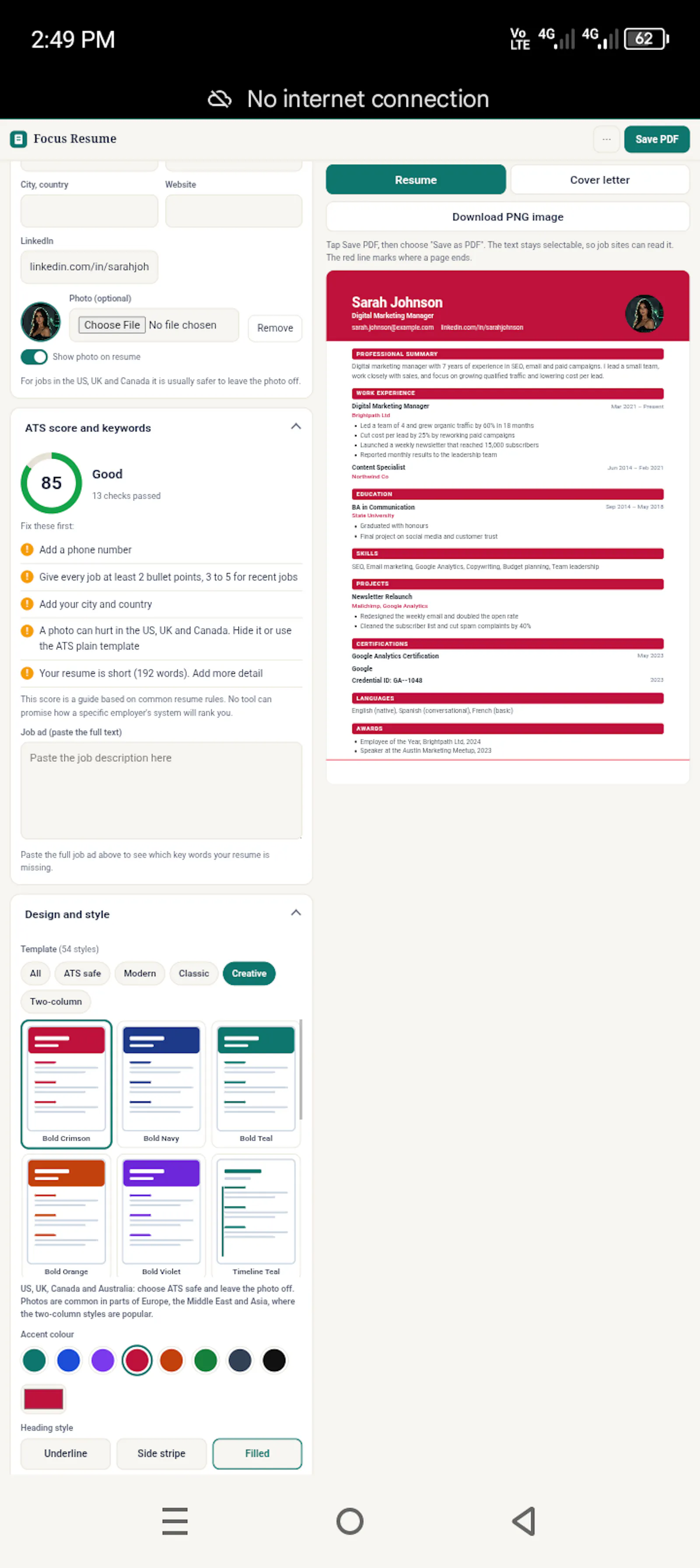 ATS Resume Builder - Global Tools Box screenshot 7