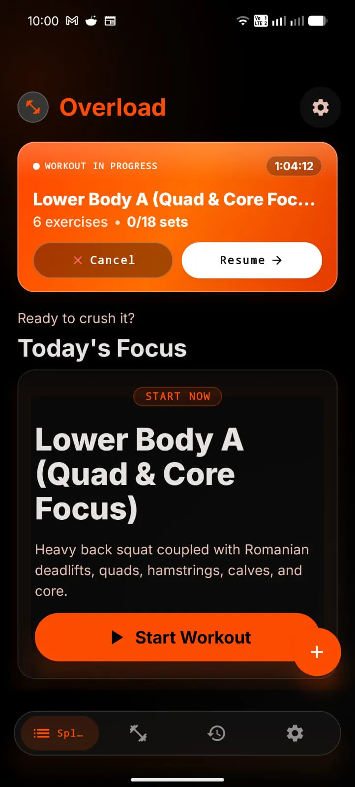 OVERLOAD —  Athletic Performance Tracker gallery image