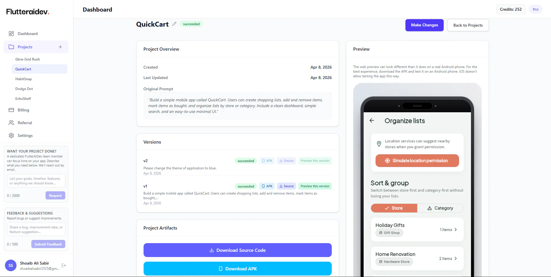 FlutterAIDev: Generate flutter app using AI for Android and iOS ...