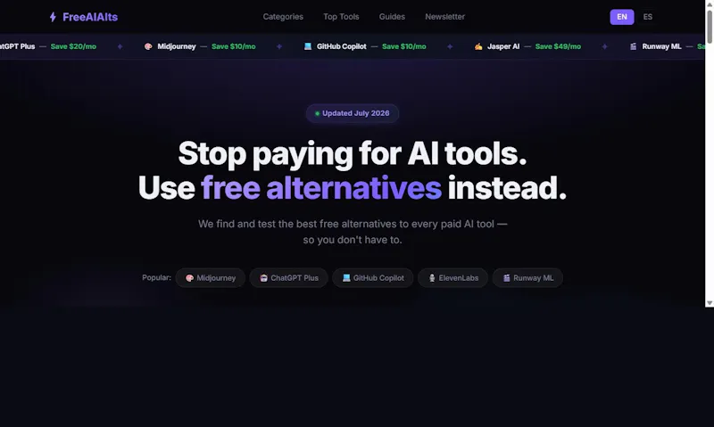 FreeAIAlts screenshot 1