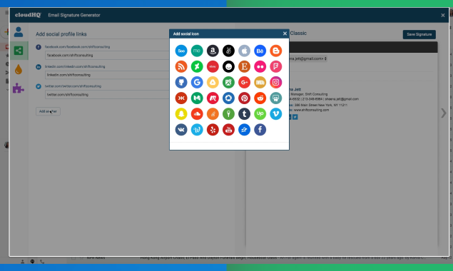 Email Signature Generator by cloudHQ Image