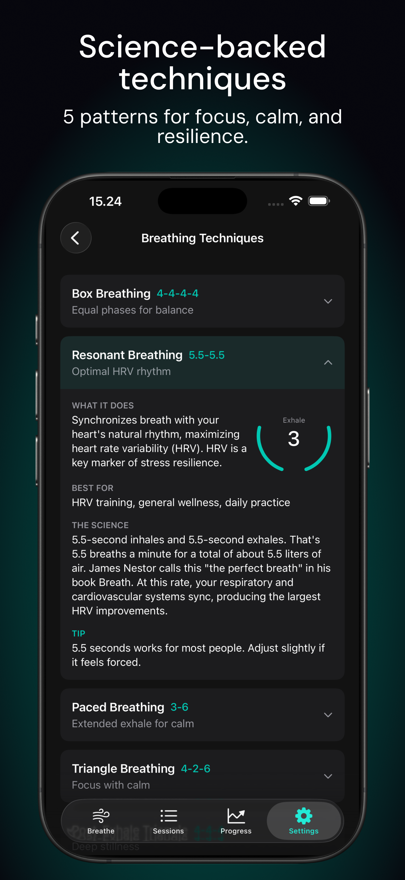 Pust Focus - Haptic Breathing App gallery image