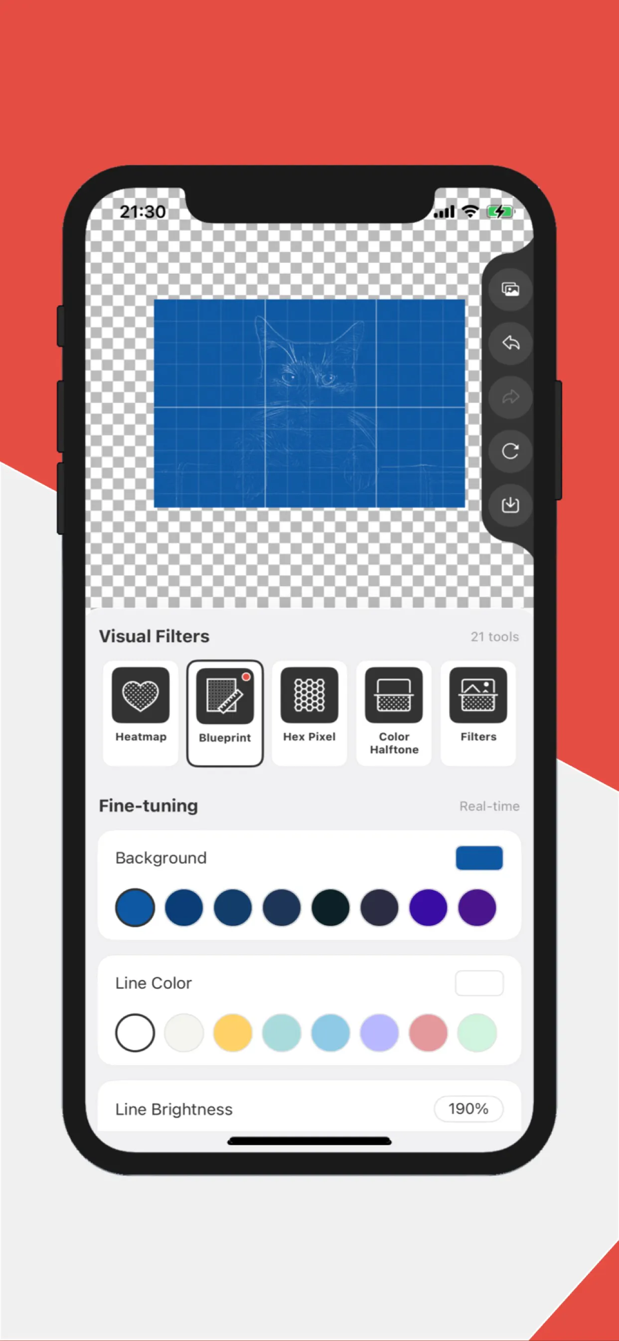 Zero Pixel: Photo Art Studio for iPhone gallery image