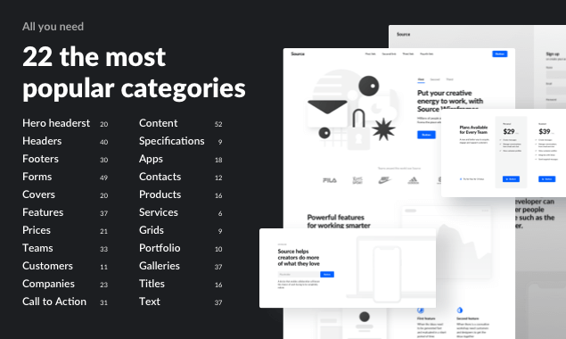 Source Wireframe Kit 2.0 gallery image