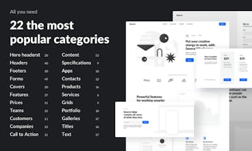 Source Wireframe Kit 2.0 gallery image