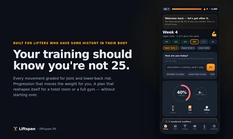Liftspan screenshot 1