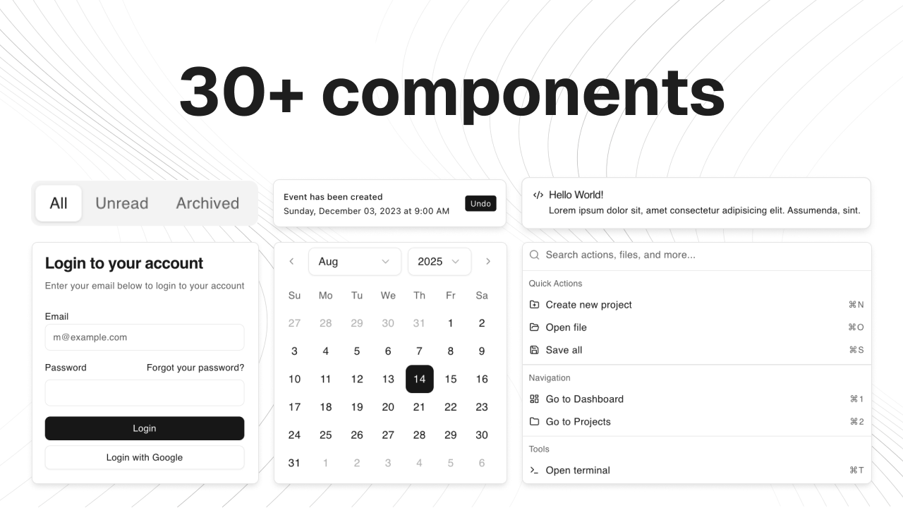 Mídia 2 de Zardi (beta) - A abordagem shadcn/ui para angular