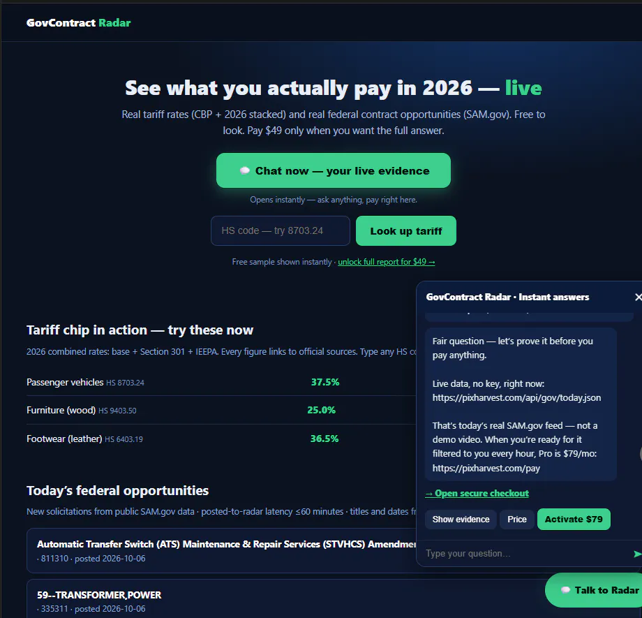GovContract Radar gallery image