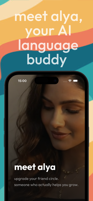 alya: your AI language buddy - Screenshot 2 showing product features and functionality
