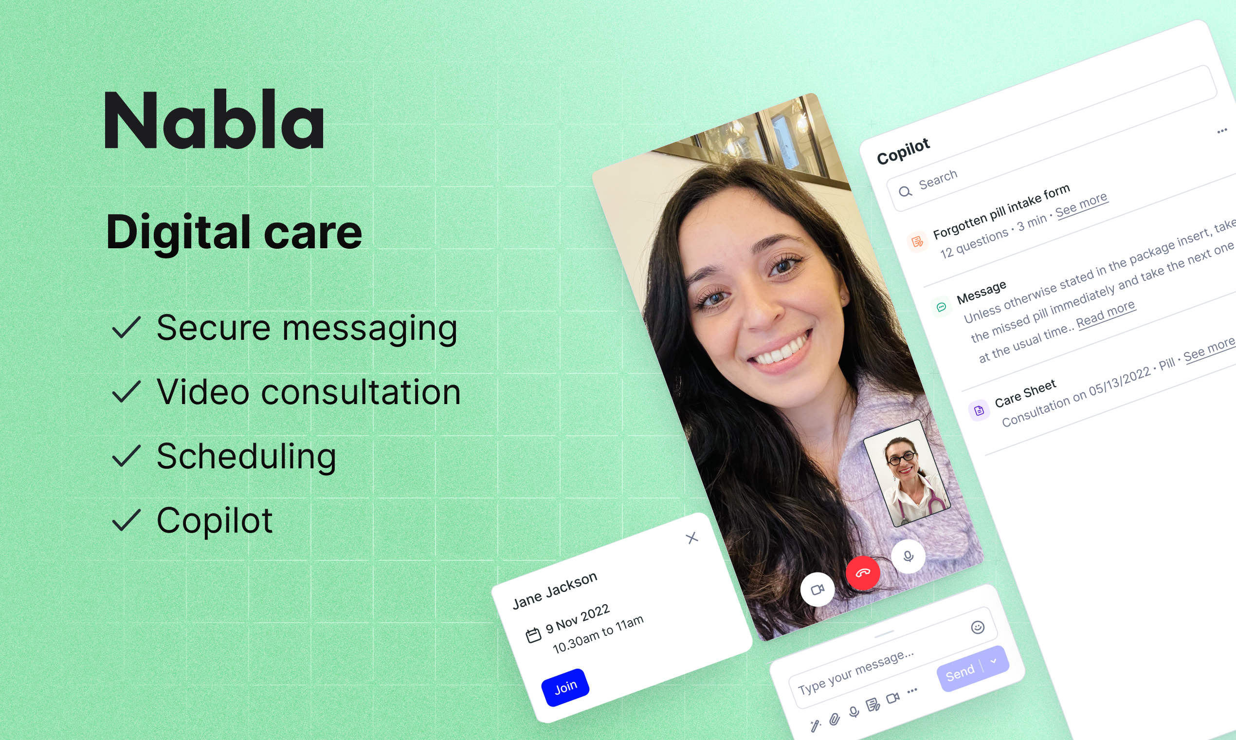 Digital Care Platform by Nabla
