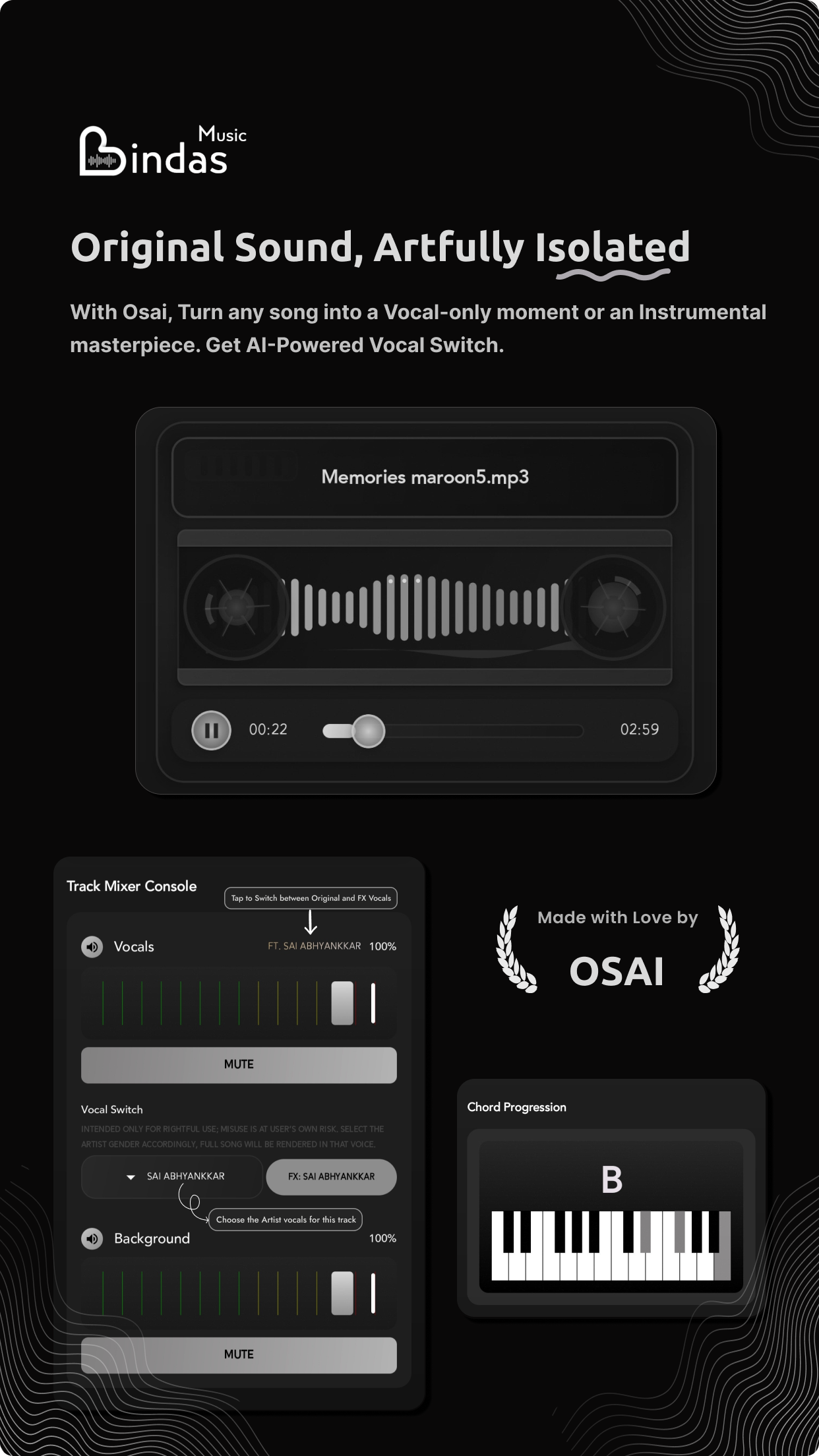 Bindas Music - Screenshot 3 showing product features and functionality