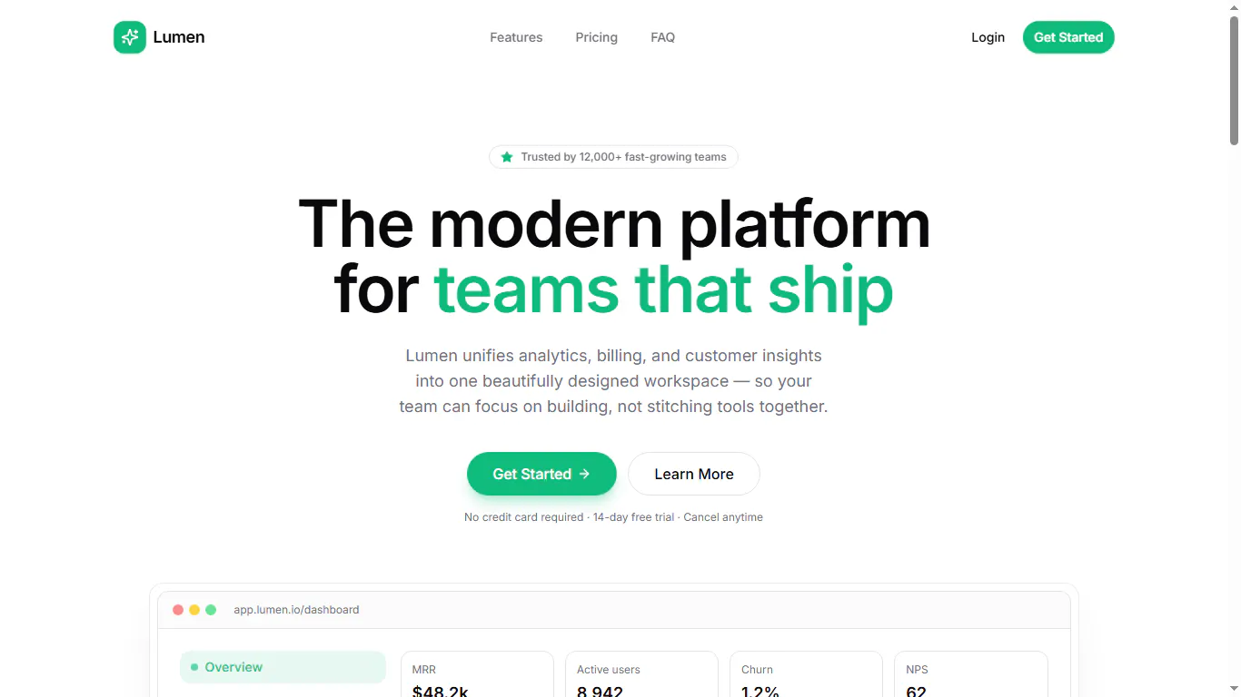 Lumen SaaS Boilerplate logo