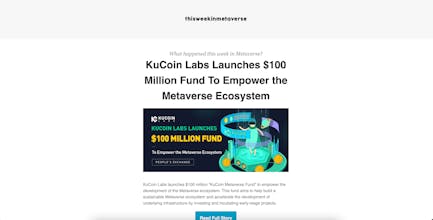 This Week In Metaverse gallery image