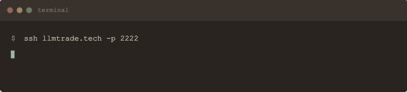 Terminal-based store with AI assistance - Product Hunt launch logo