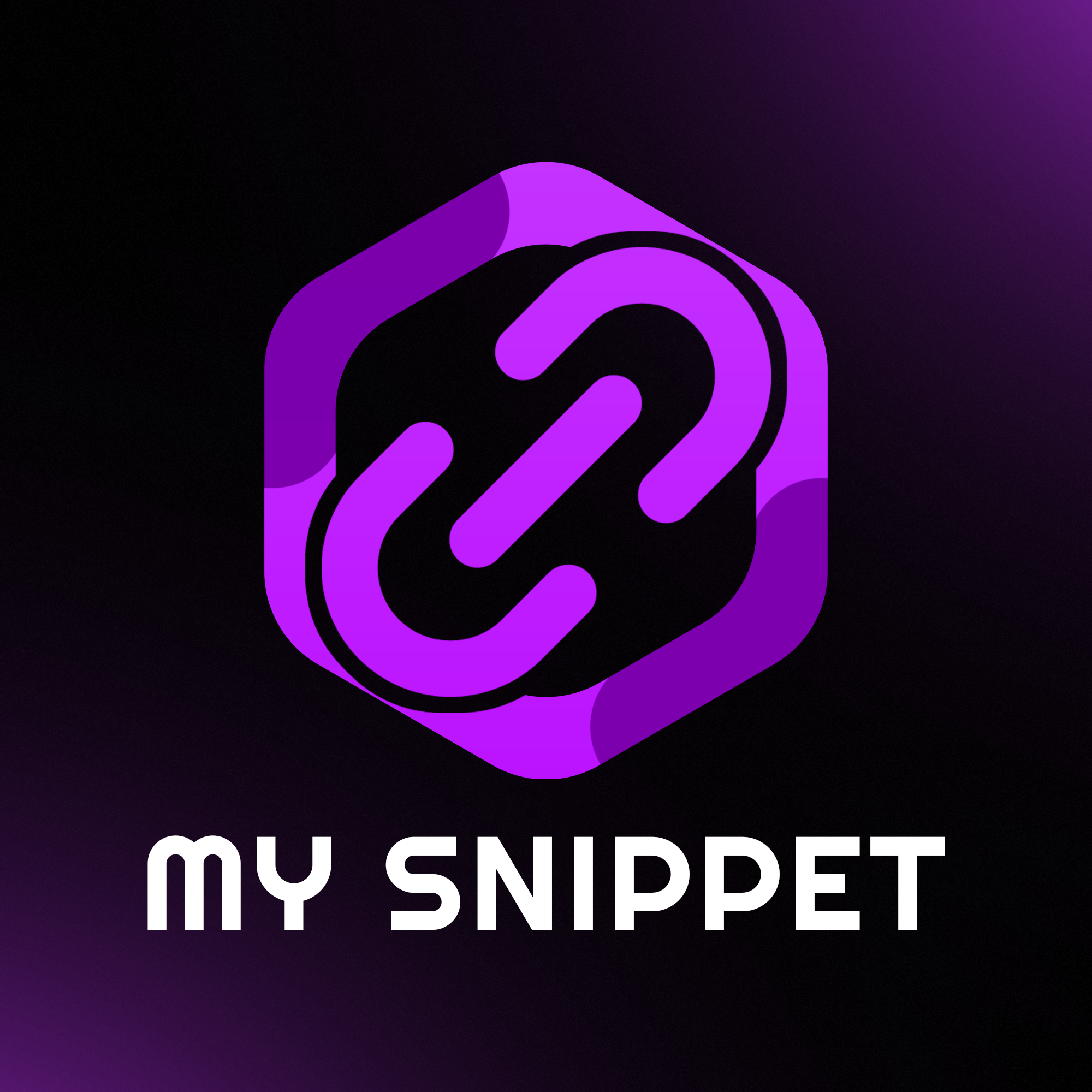 MySnippet Launch - Product Hunt launch logo and brand identity