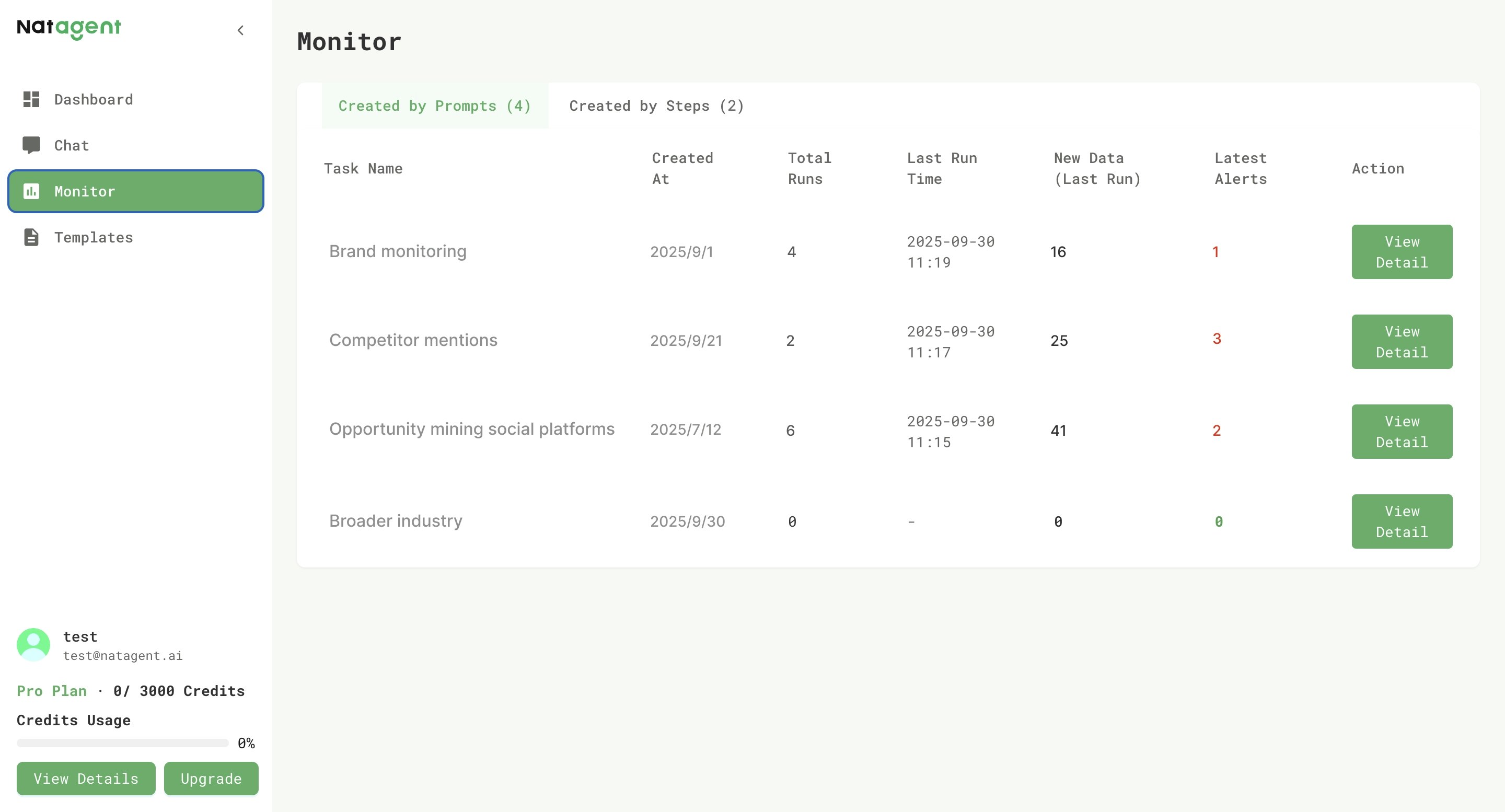 NatAgent screenshot 2