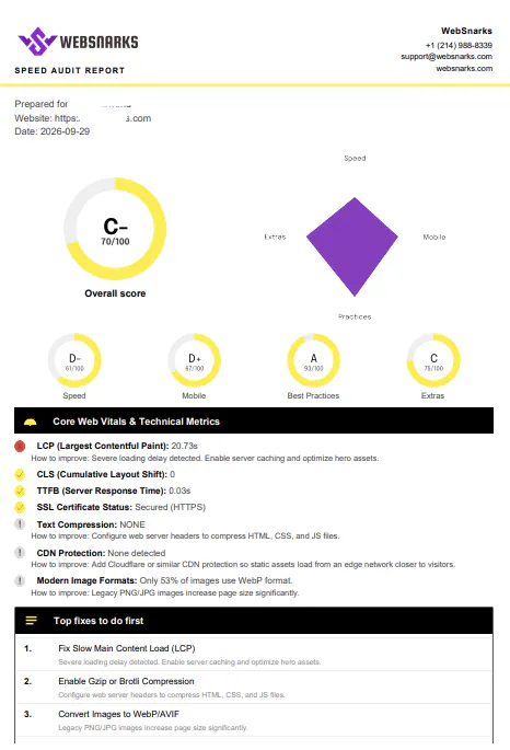 WebSnarks Speed & Mobile Checker gallery image