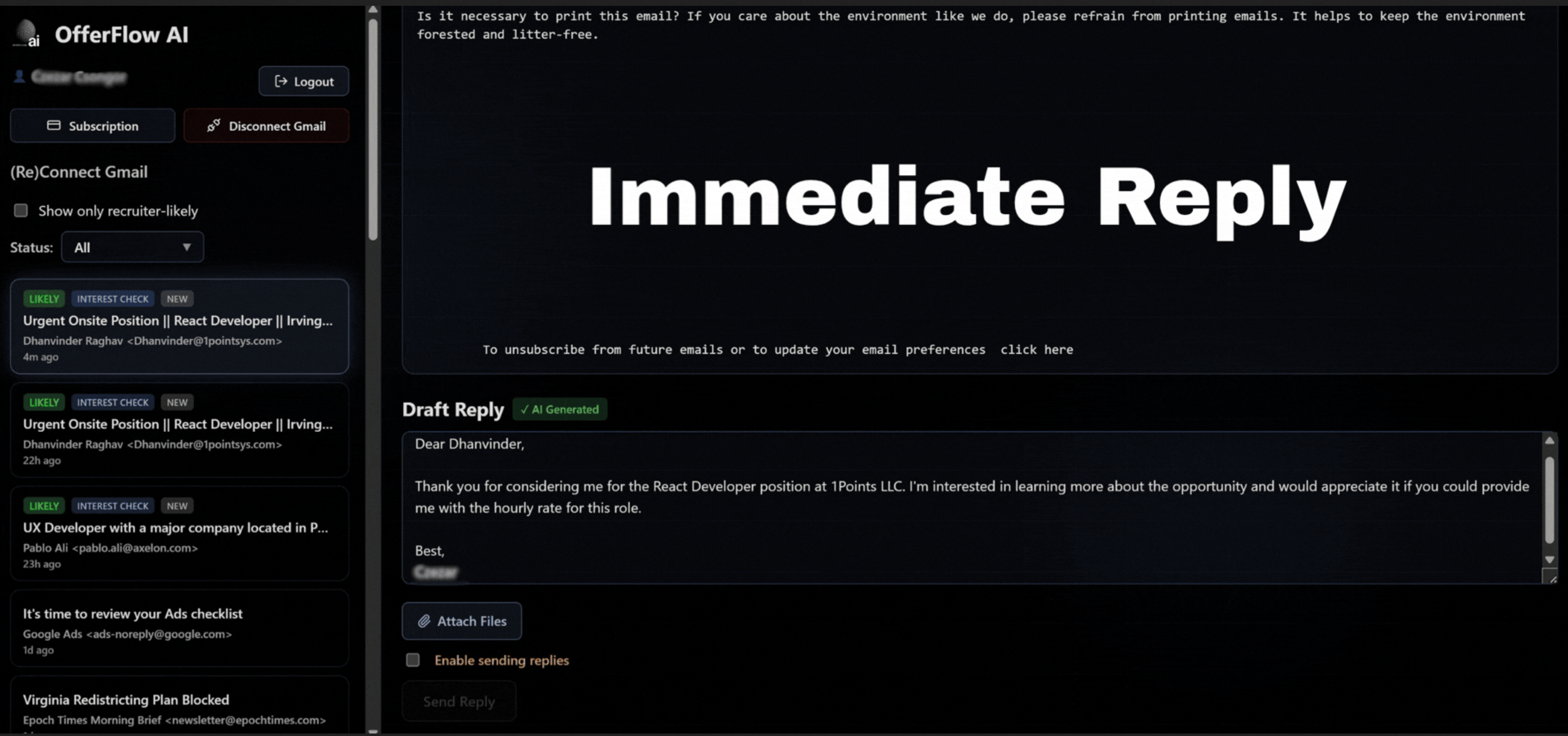 OfferFlowAI gallery image