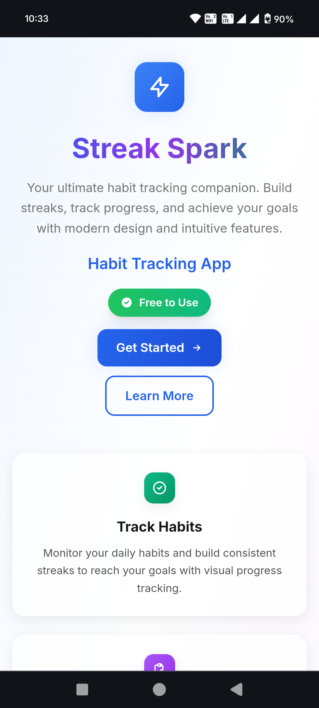 Média Streak Spark - Application Habit Tracker et Streak Builder 10