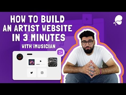 startuptile Artist Pages-Build an artist website in 3 minutes