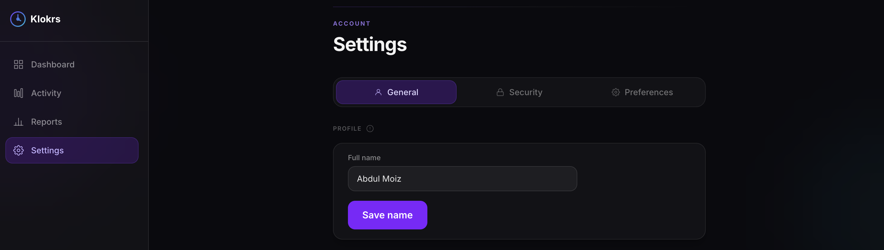 Klokrs — Tab Time Tracker for Engineers gallery image