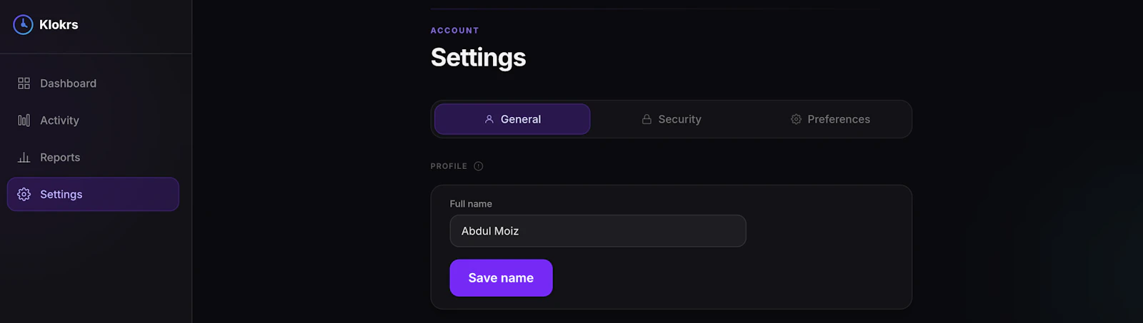Klokrs — Tab Time Tracker for Engineers screenshot 2