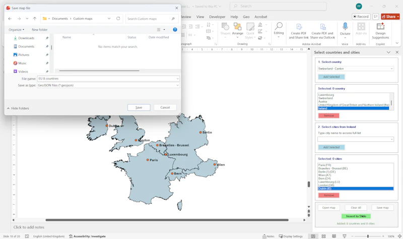 GeoAddIn — PowerPoint extension screenshot 4