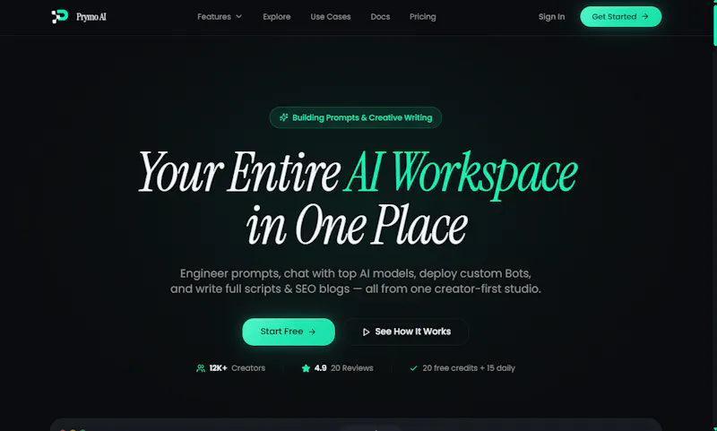 Prymo AI - Unbeatable Thumbnail Studio screenshot 1