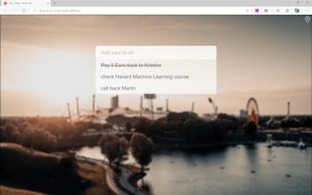 Tiny Tasks - New Tab Browser Extension gallery image