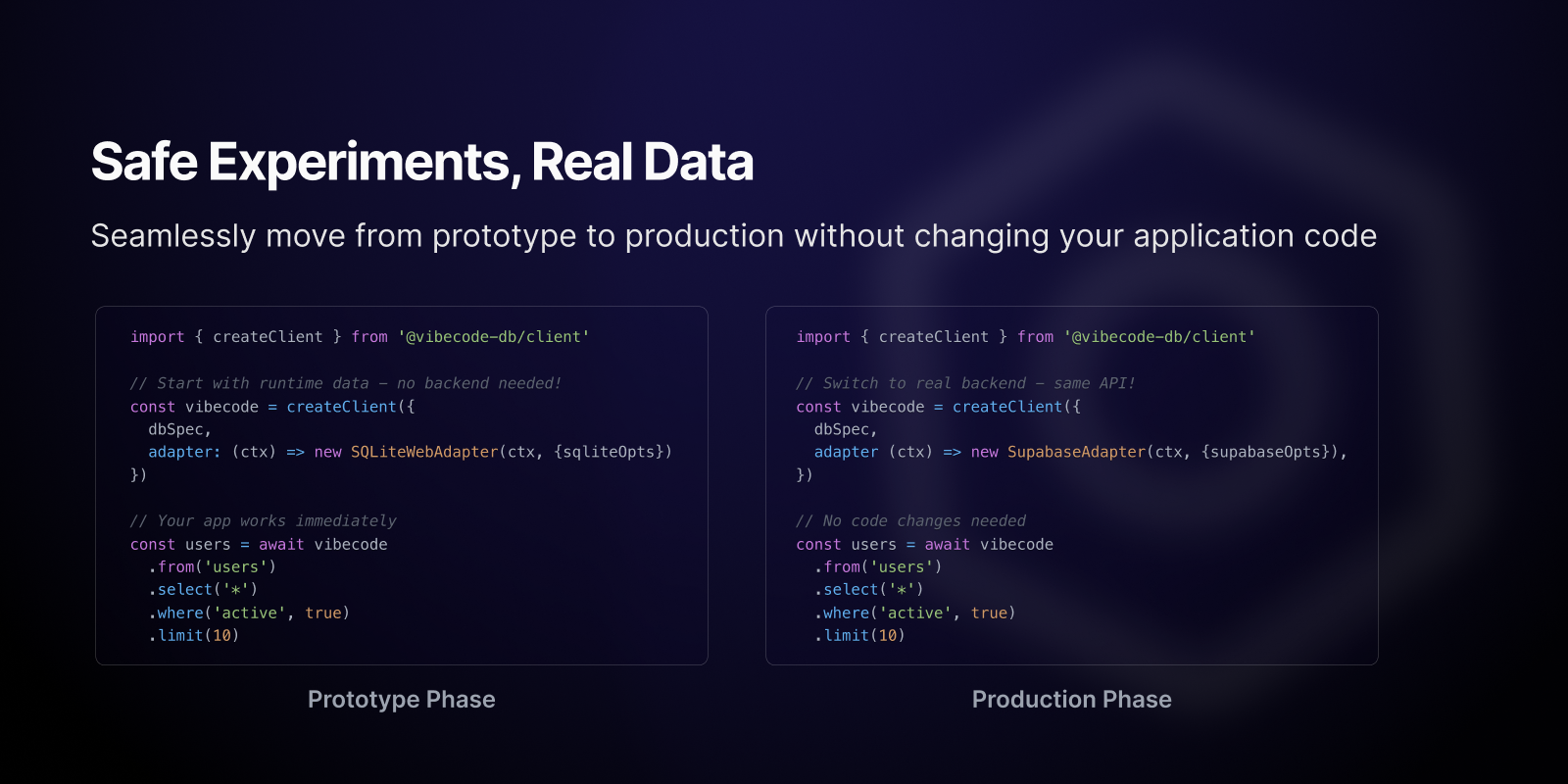 Vibecode DB gallery image
