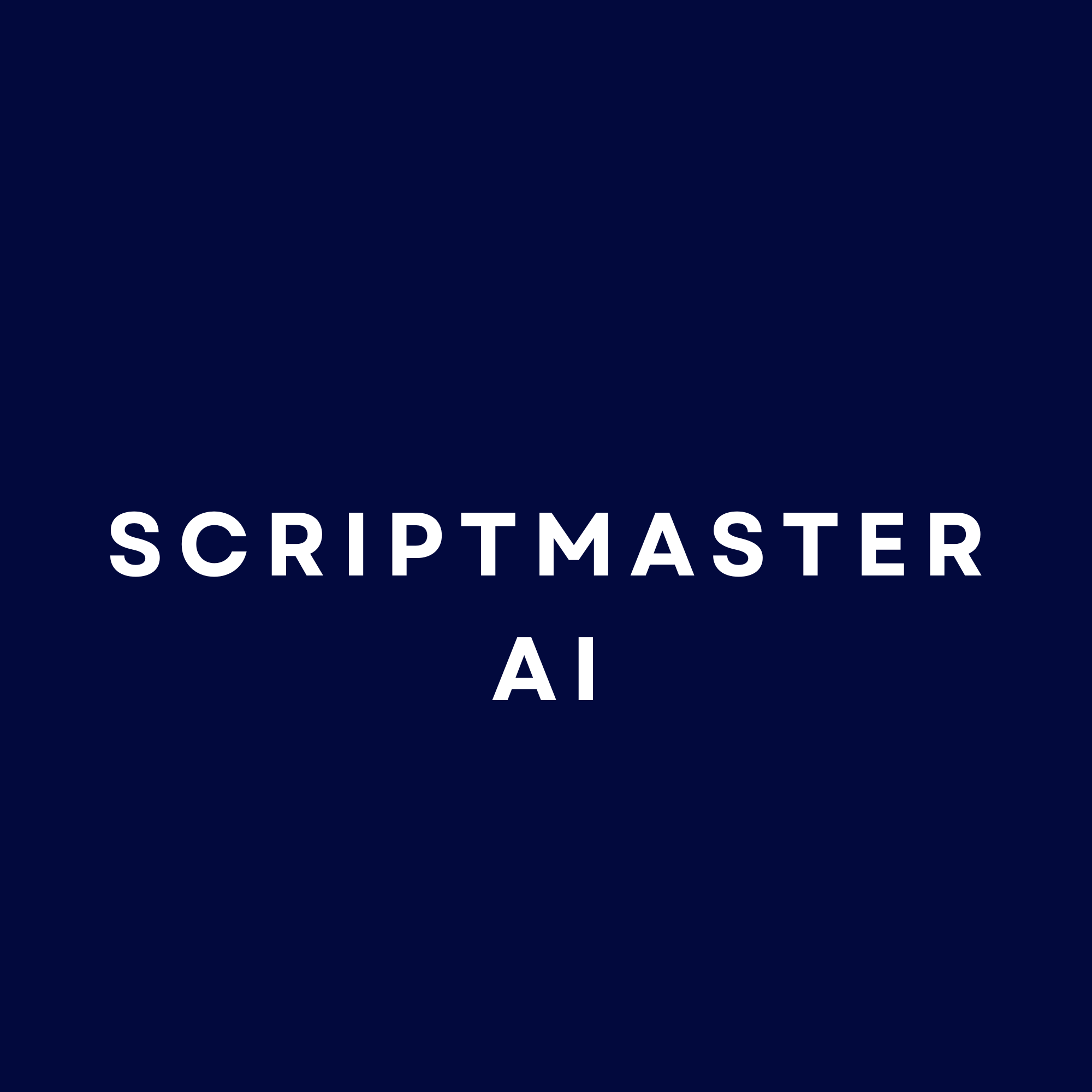 ScriptMaster AI
