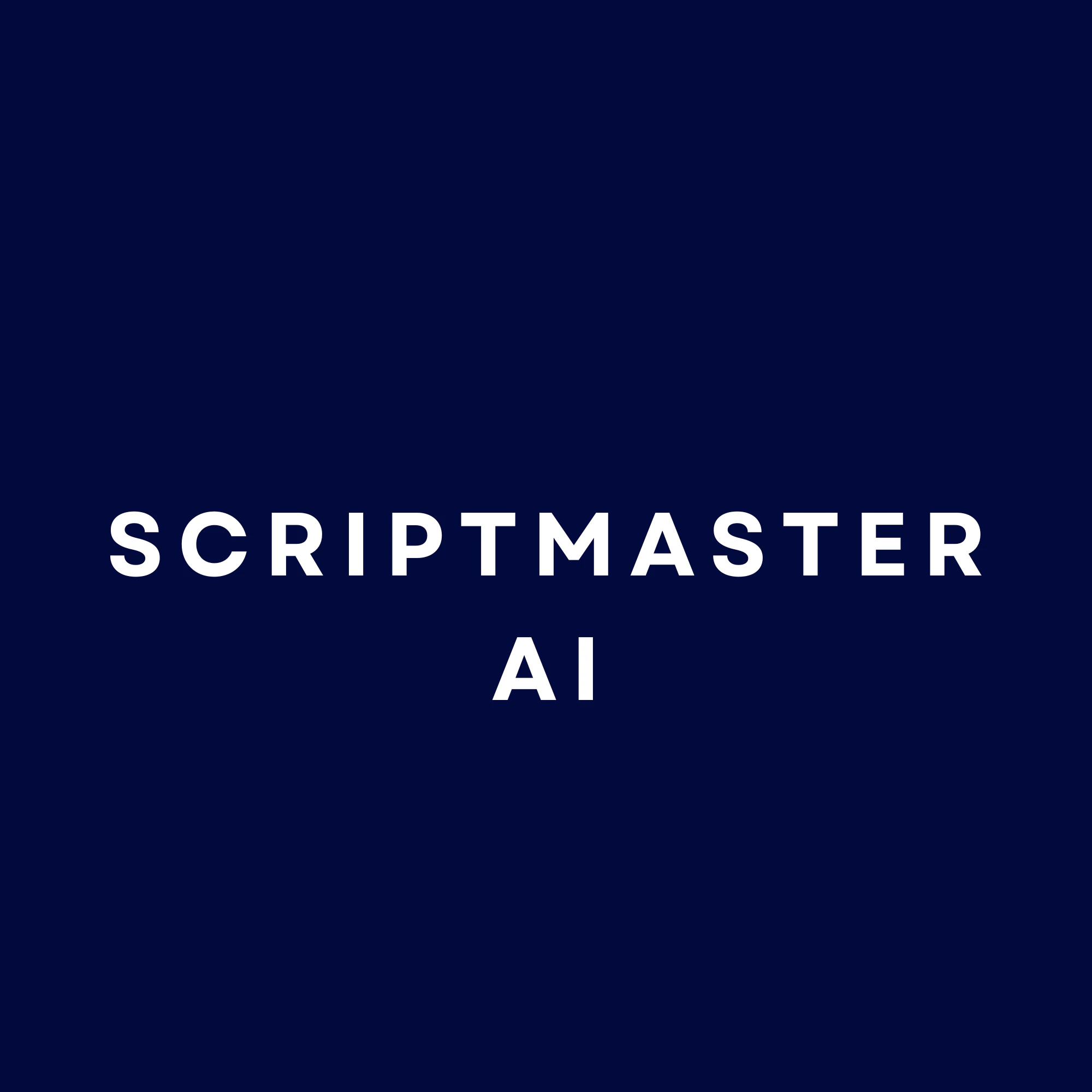 ScriptMaster AI