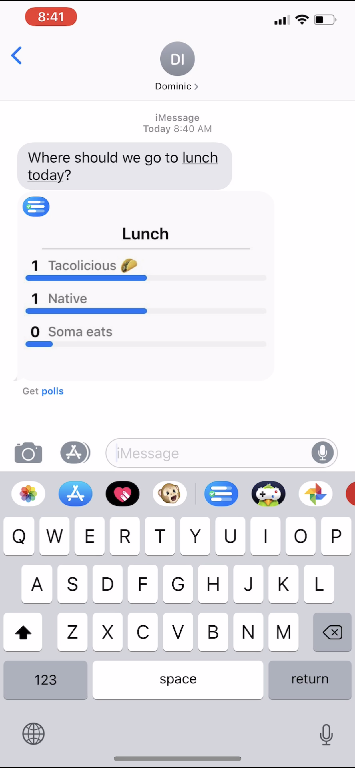 Polls for iMessage 2.0 gallery image