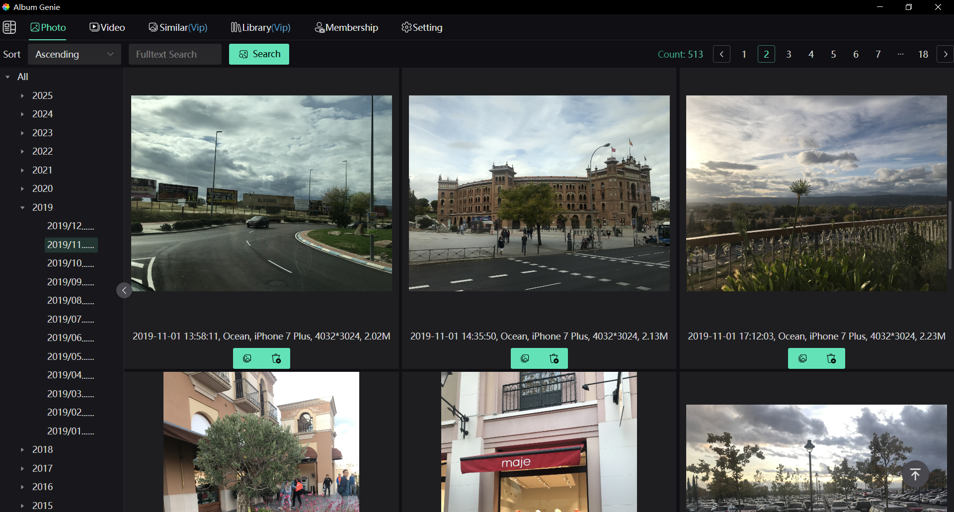 Photo Album Genie - Main product screenshot demonstrating key features and user interface