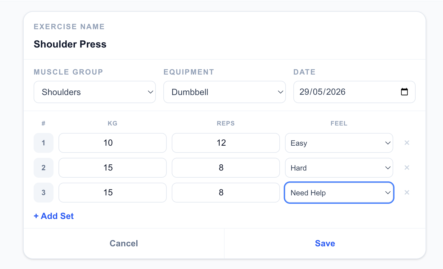 Free Gym Rep Tracker App gallery image