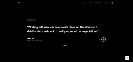 Personal Portfolio Website Template gallery image