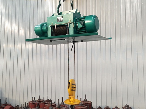 Fixed Type Electric Wire Rope Hoist - Product Hunt launch logo and brand identity