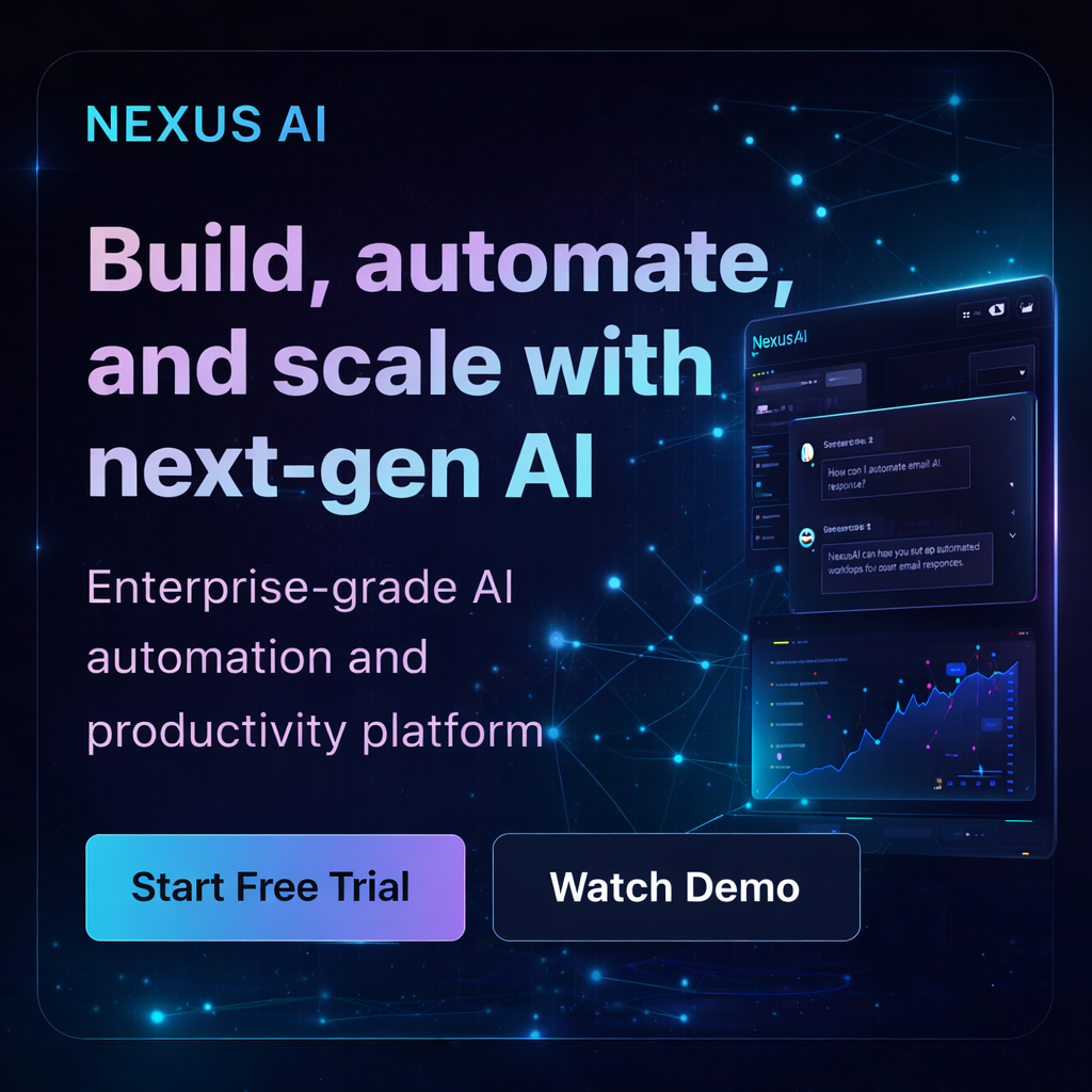 Nexus AI SaaS Landing Page logo