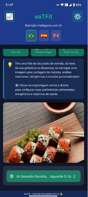 EatFit - AI Calorie Tracker - Screenshot 5 showing product features and functionality