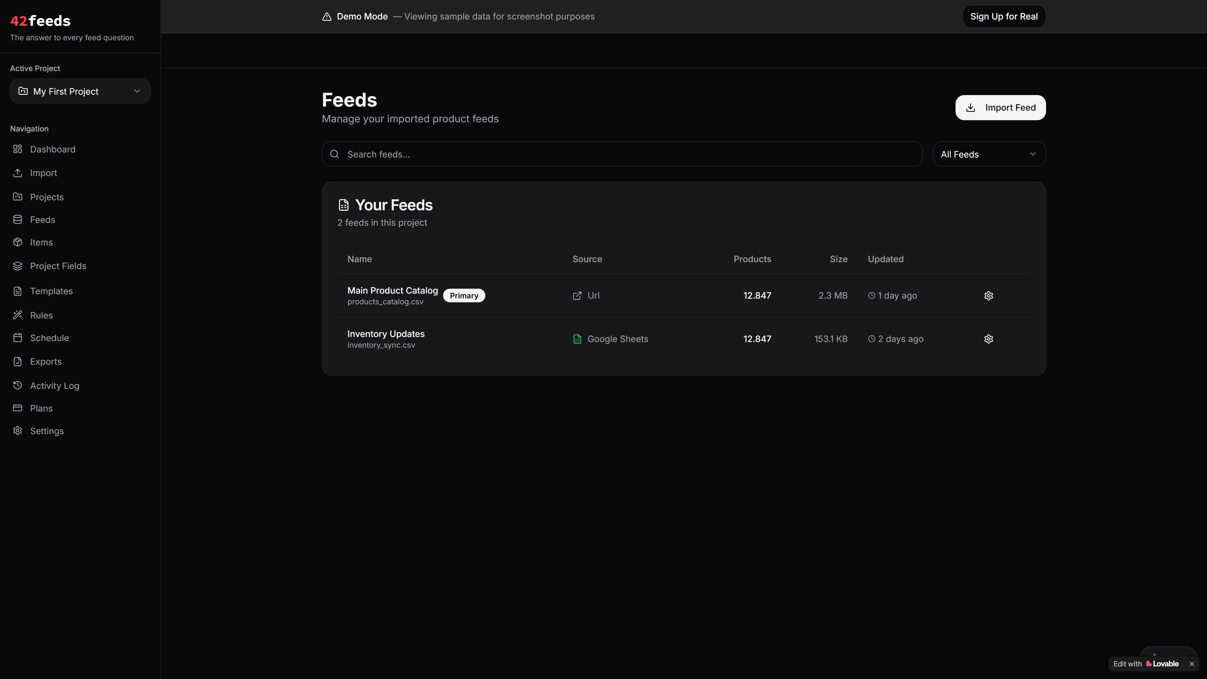 42feeds gallery image