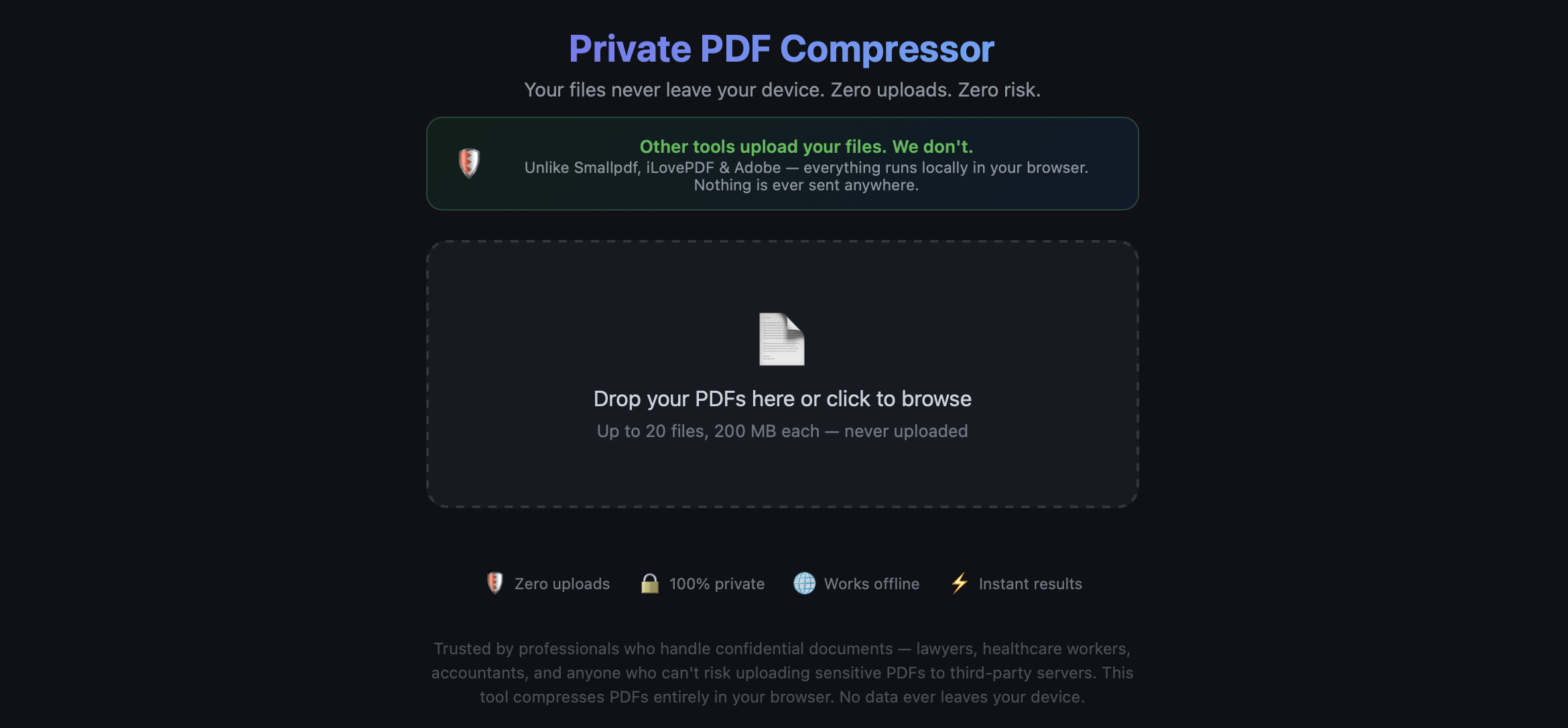 PDF Private Compressor gallery image
