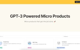 GPT Powered Micro Products media 2