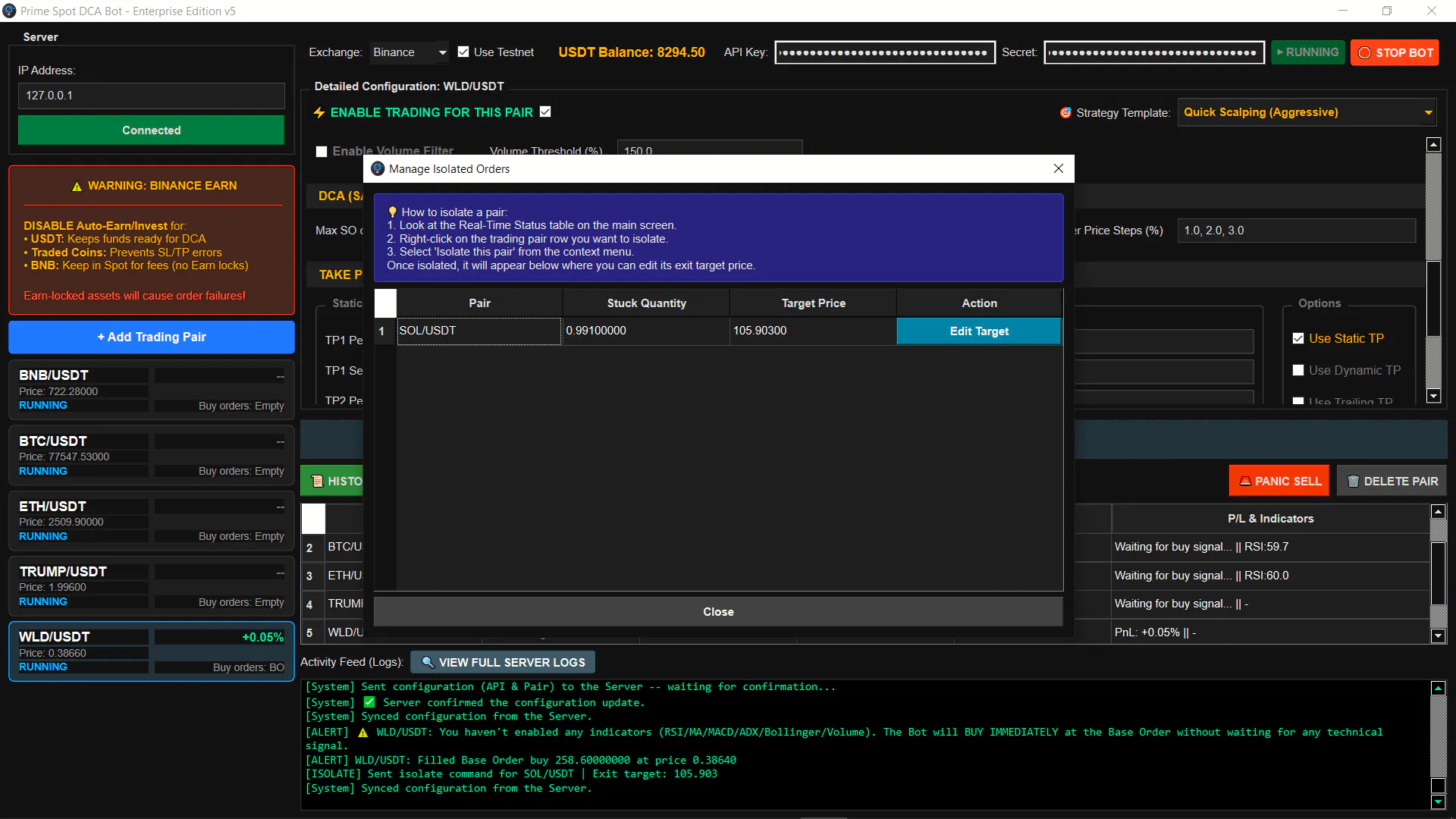 Prime Spot DCA Trading Bot gallery image