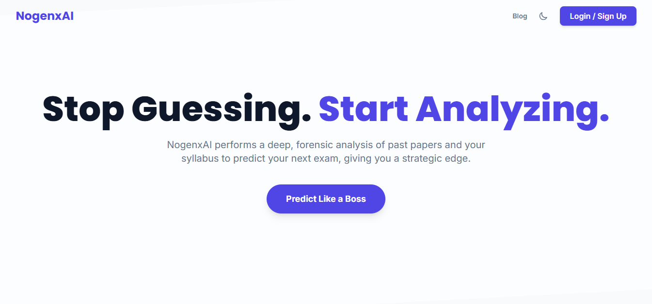 nogenxai - Main screenshot showing features and interface