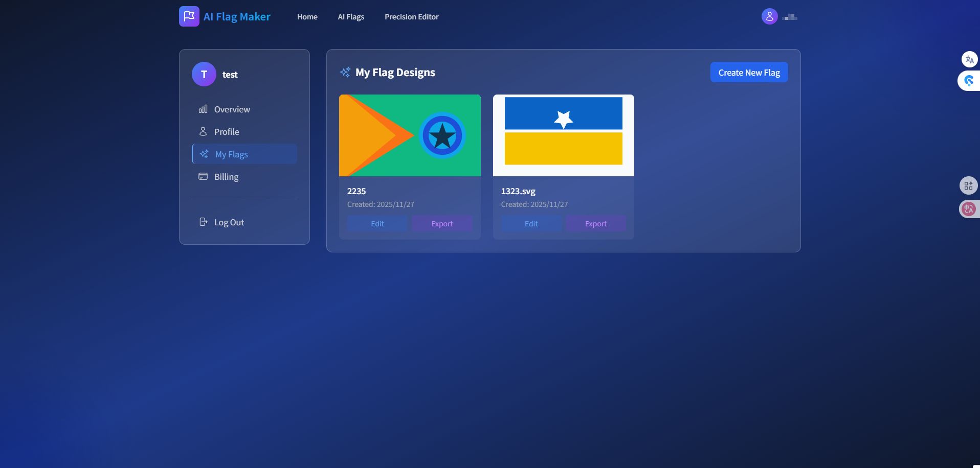 Flags maker - Screenshot 2 showing product features and functionality