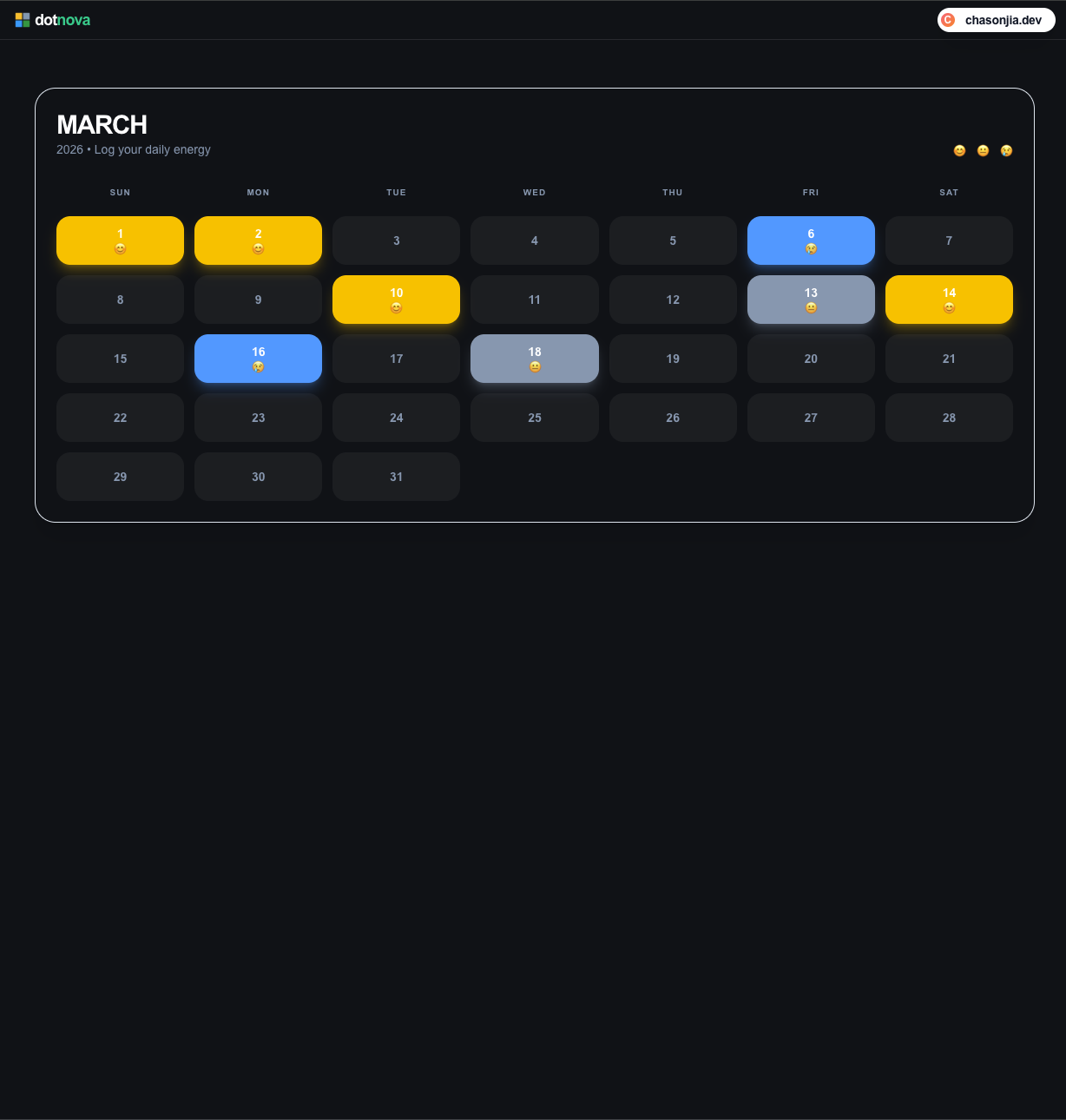 DotNova - Screenshot 2 showing product features and functionality