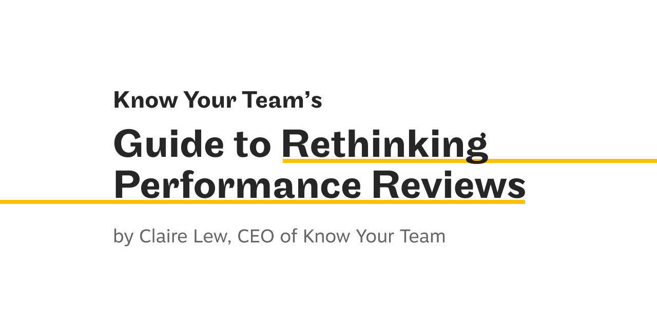 Guide to Rethinking Performance Reviews gallery image